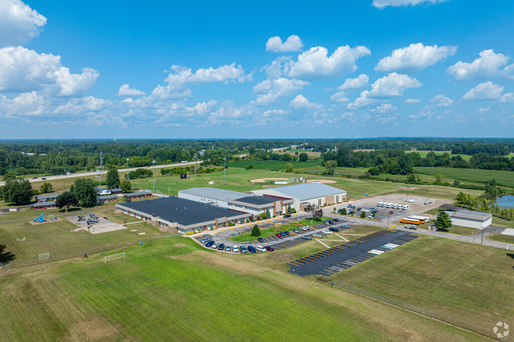 Elkhart Christian Academy is located in the country surrounded by farmland.