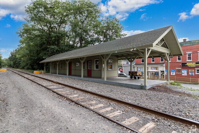 In Jessup there is this historic train station.