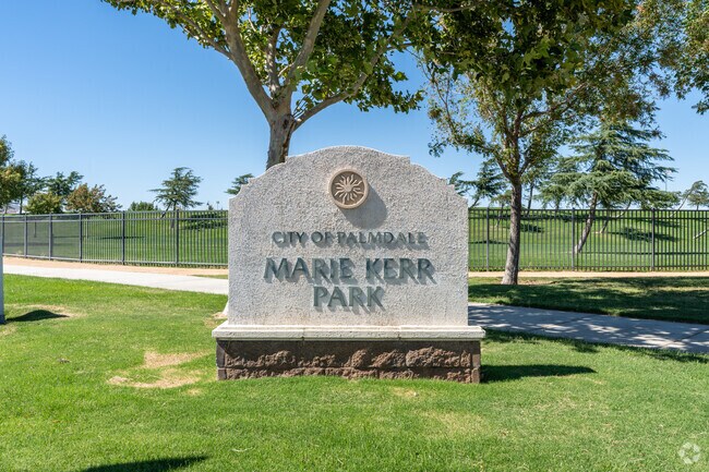 Marie Kerr Park in the West Palmdale neighborhood is a large park with many amenities.