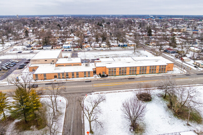 Maya Angelou Elementary School is located in a two story building.