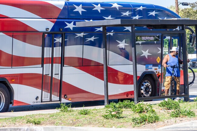 The RTA bus system runs in and around the Magnolia Center community for ease of travel.