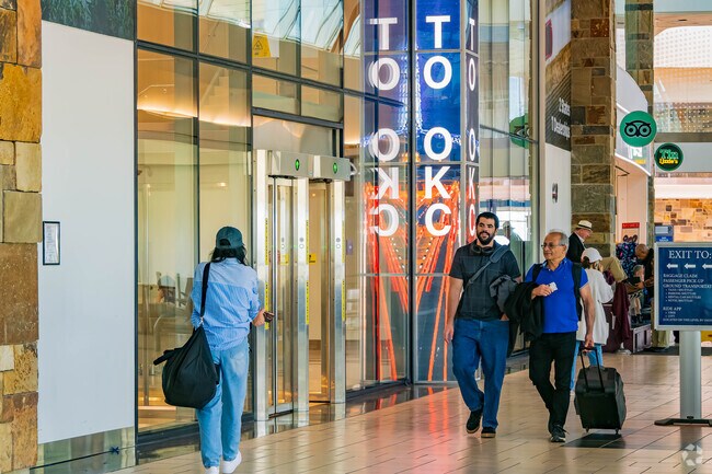 Will Rogers World Airport is close to Mayfield, making travel easy for residents.