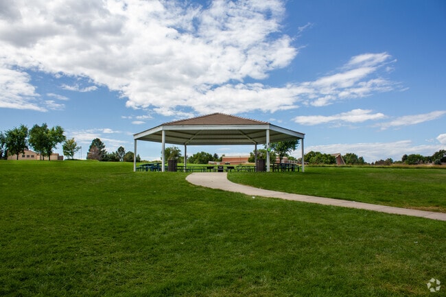 Bicentennial Park pavilion in Aurora Hills.