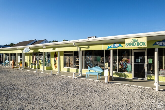No shortage of beach shops for you quick beach trip needs.