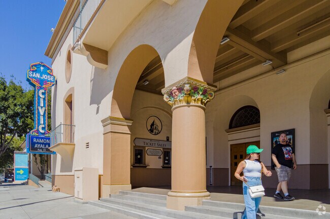 Residents can catch concerts from nationally renowned musicians the San Jose Civic.