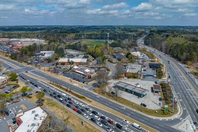 You'll find retail and restaurants along State Bridge and Medlock Bridge Roads in Warsaw.