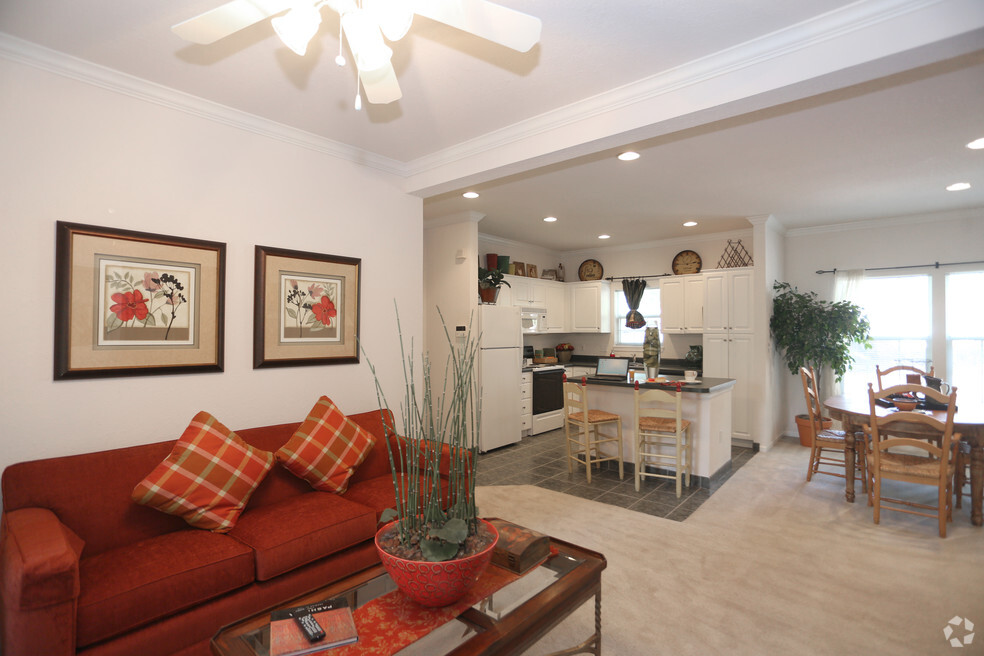 1 BEDROOM LR/DR/KITCHEN