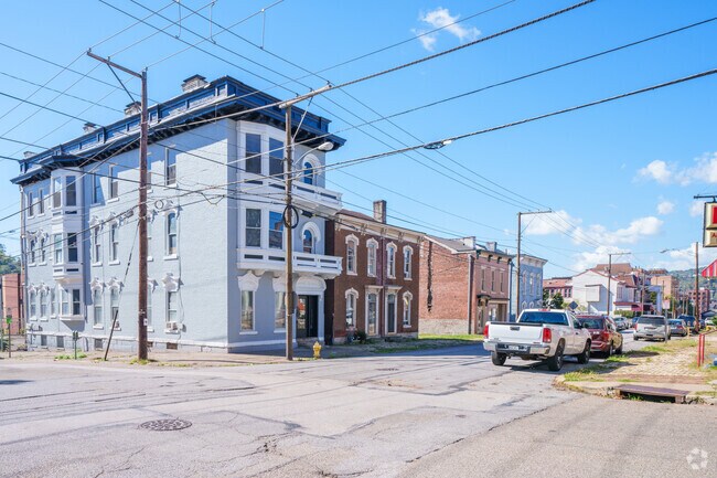 You will find two and three story residential buildings in East Wheeling.