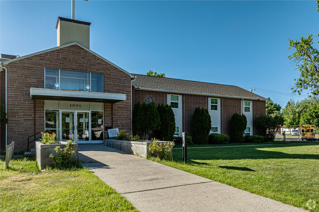 The entrance to Christian Assembly Foursquare School in Missoula.