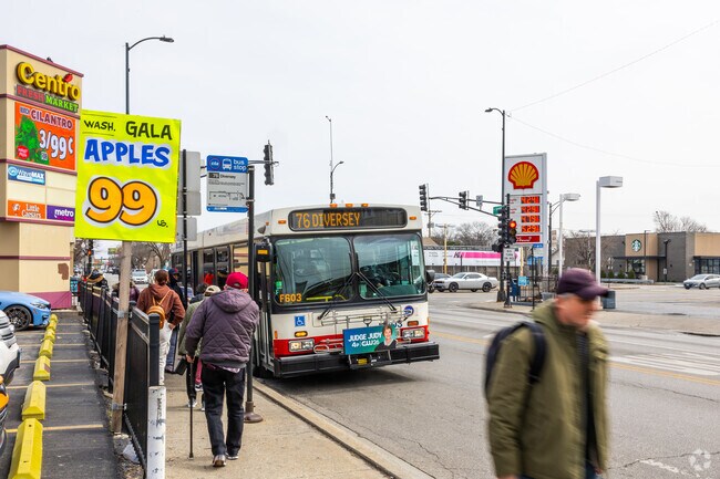 Public transportation runs frequently throughout Cragin.