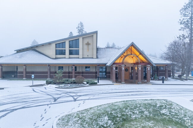 All Saints school offer a grand front entrance.