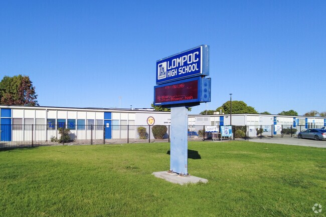 Lompoc High School is central to the community.