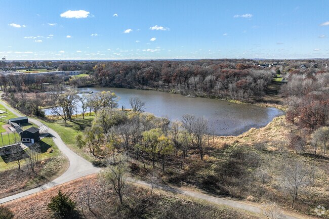 Schwarz Pond Park is a great place to unwind and take a walk.