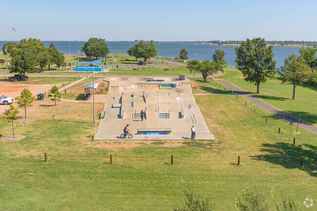Learn new tricks at the Lake Hefner skate park in Whitehall.