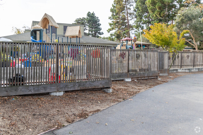 Peter Pan Academy has the play area fenced to keep out unwanted guests and offers privacy.
