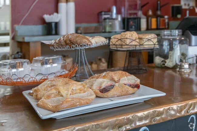 Try the baked goods at Has Beans Coffee and Tea.