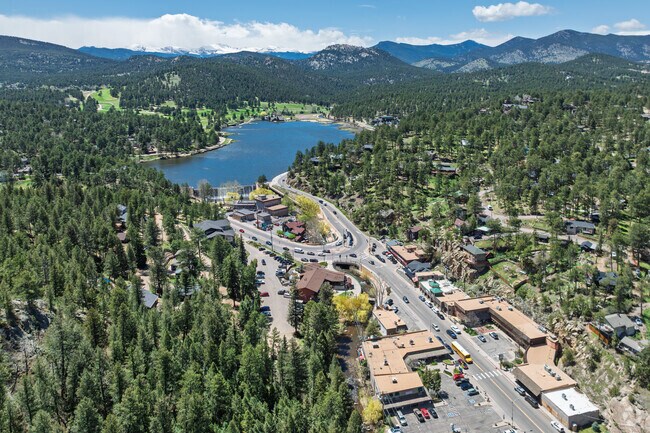 Soda Creek is near downtown Evergreen, offering extra shopping and dining.
