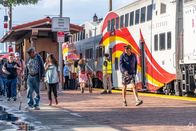The nearby Rail Runner provides Summit Park residents with a stress free way to explore beyond Albuquerque.