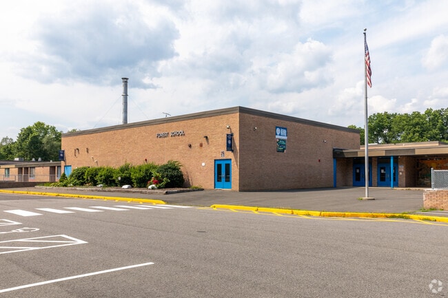 Forest Elementary School serves students in pre-K through 5th grade.