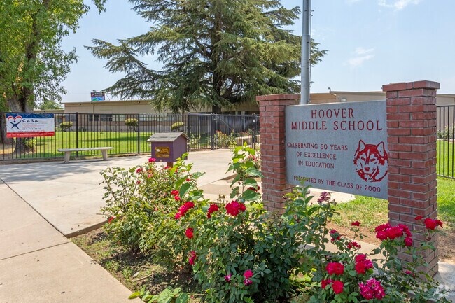 Herbert Hoover Middle School serves grades 7-8 in Merced.