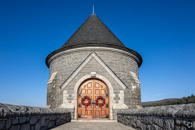 Saville Dam is one of the most recognizable landmarks in Connecticut.