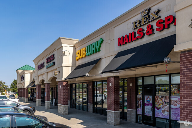 West A has easy access to local stores and chain restaurants.