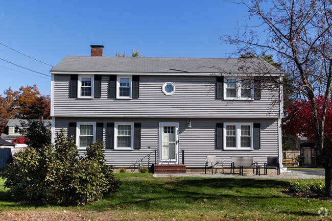 This two-story home is typical of the Windham area.