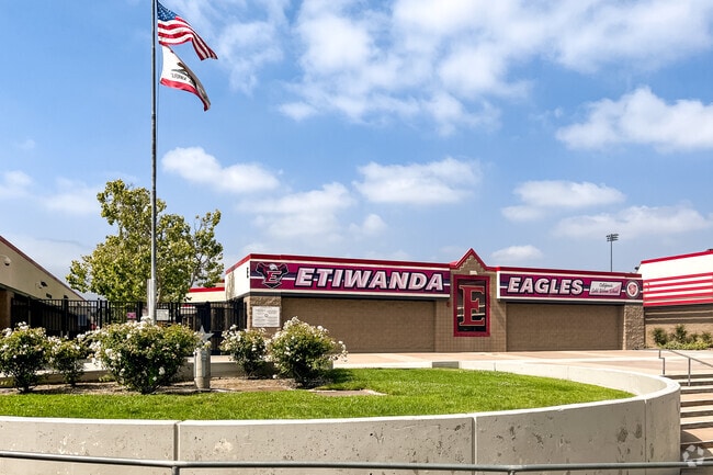Etiwanda High is home to the Eagles.
