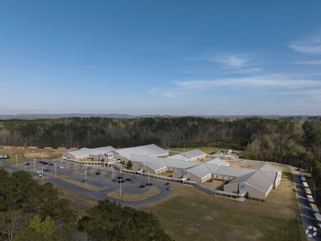 Aerial view of Helena Intermediate School.