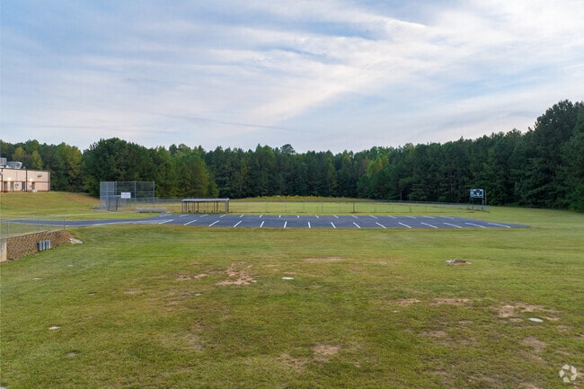J. A. Dobbins Middle School has green space perfect for student outdoor recreation.
