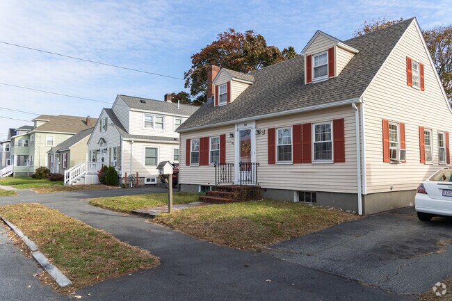 A variety of home architectural styles line this quiet neighborhood in Downtown Methuen.