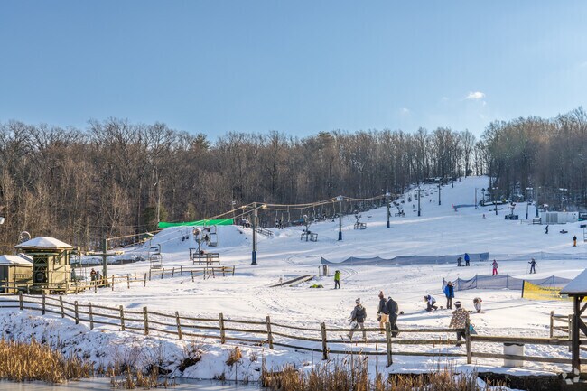 Afternoon skiing is a popular activity in Lower Frederick Township in the winter months.