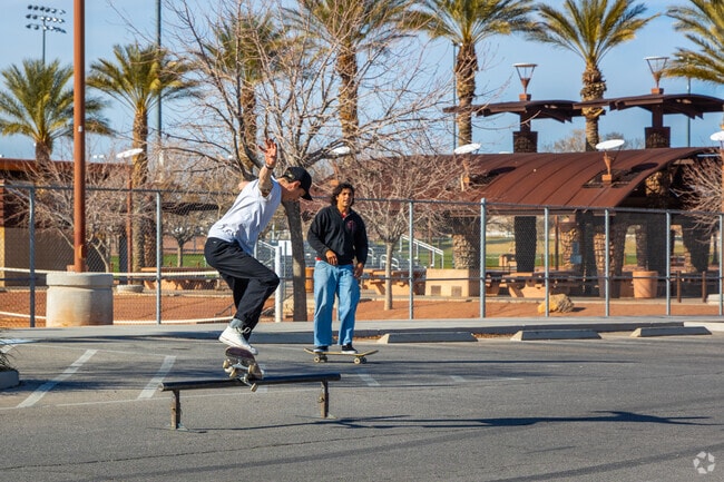 Kids from Kyle Canyon skate at Centennial Hills Park, minutes away.