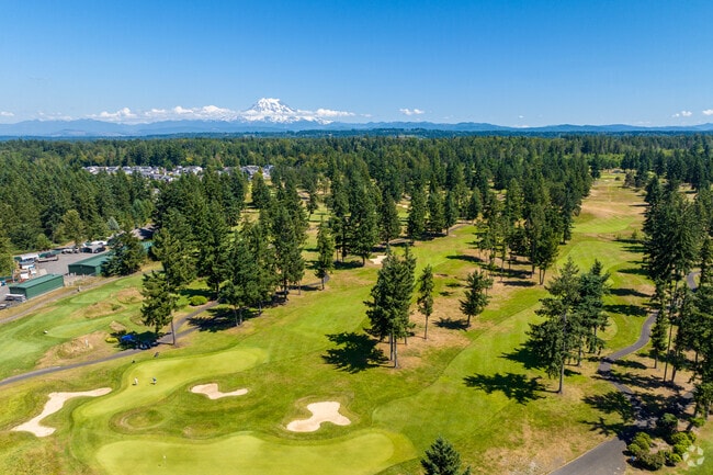 Avid golfers can practice their swing at The Classic Golf Club in Frederickson.