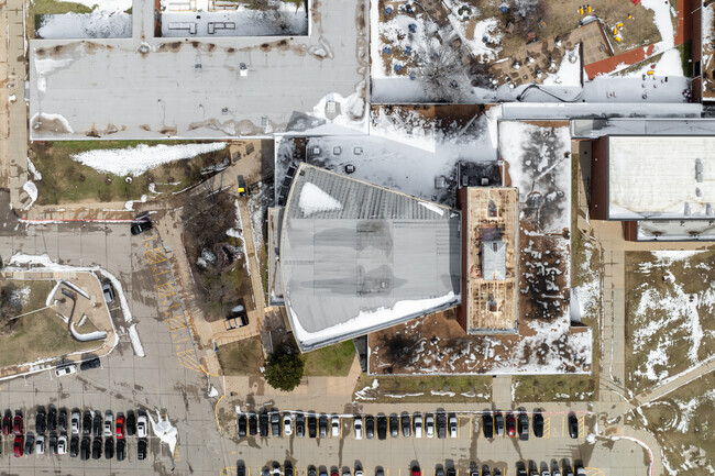 This is a top down view of Enterprise Elementary School.