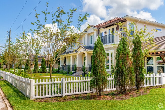 A waterfront row of unique homes is found in the St. John Estates subdivision of DeBary.
