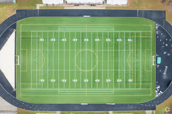 Amundsen High School has a modern football and track program.