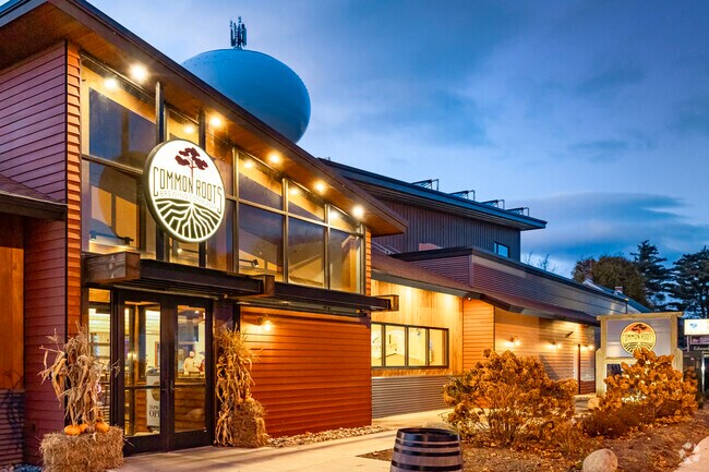 Moreau's Common Roots location features a massive taproom with dining and a separate café.