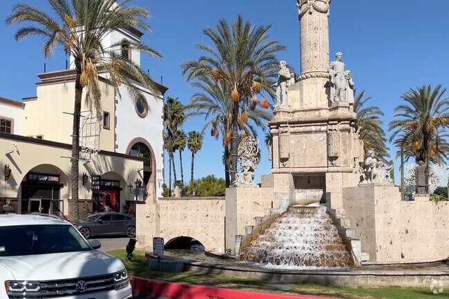 Monument located in the center of downtown Lynwood.