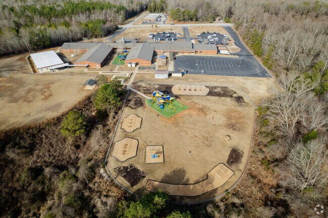 Back view of Limestone-Central Elementary School