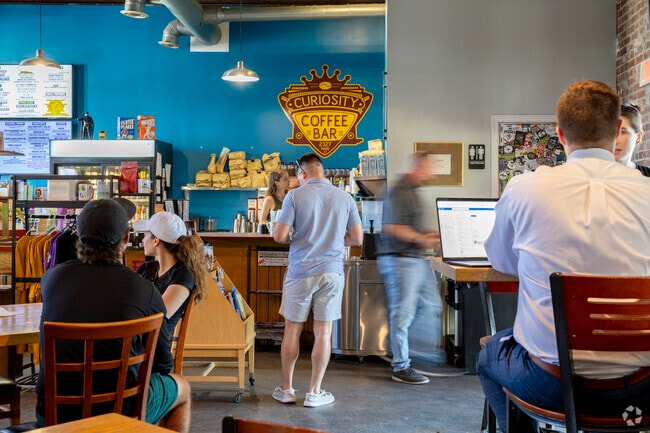 Curiosity Coffee Bar near Seminary Ridge is dog friendly, WiFi ready, and serves great coffee.