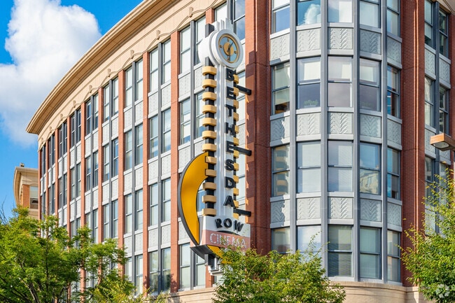 Bethesda Row is a retail hub that has clothing stores, craft shops, restaurants & tech stores.