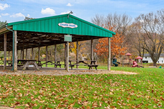 Lyons Park is a favorite spot for family outings in Rockland.