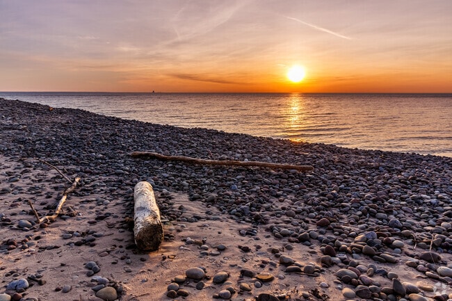 The sunsets at Sandy Island Beach State Park are phenomenal.