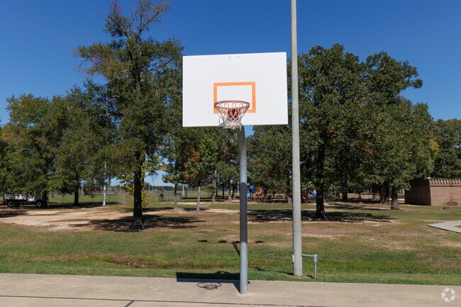 Airport Park near Mooretown and Hollywood Heights features courts for basketball and tennis.