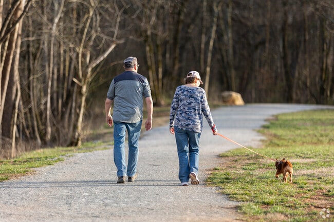 Humans aren't the only ones who enjoy the Swan Creek Greenway in Athens Alabama.