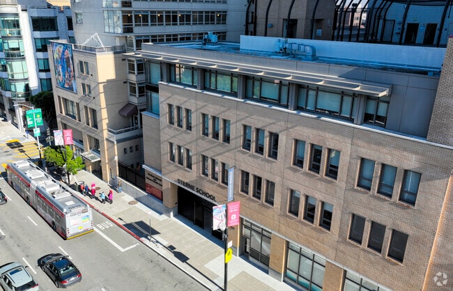 Sterne School that's phenomenal architecture in the financial district of San Francisco.
