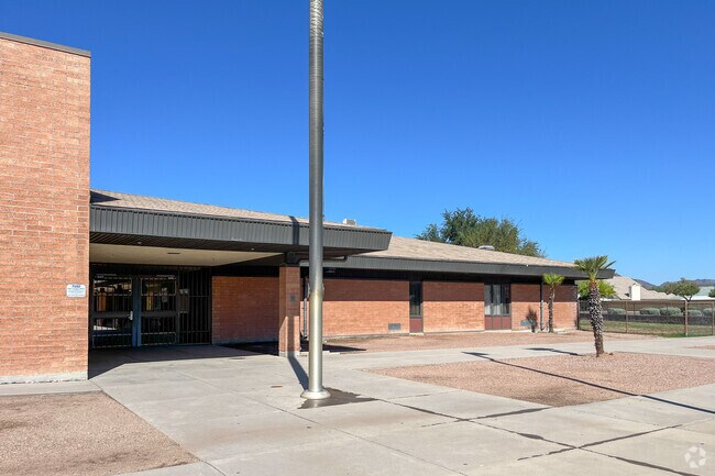 Raul Grijalva Elementary School serves grades K-5 in Tucson, Arizona.
