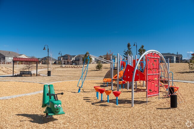 Seirra Ridge has a great playground, and outdoor picnic pavilions.
