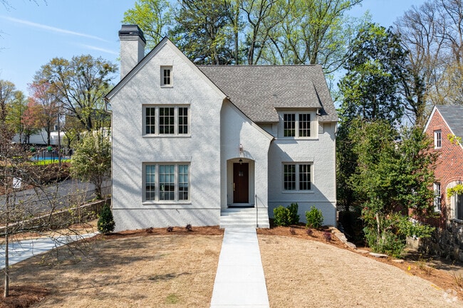 Gothic Revivial Styled homes can be found in the Buckhead Forest Area.